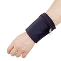 Zippered storage bracelet – black — Zippered