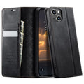 CASEME iPhone 13 mini Wallet Cover RFID Blocking Stand – Black