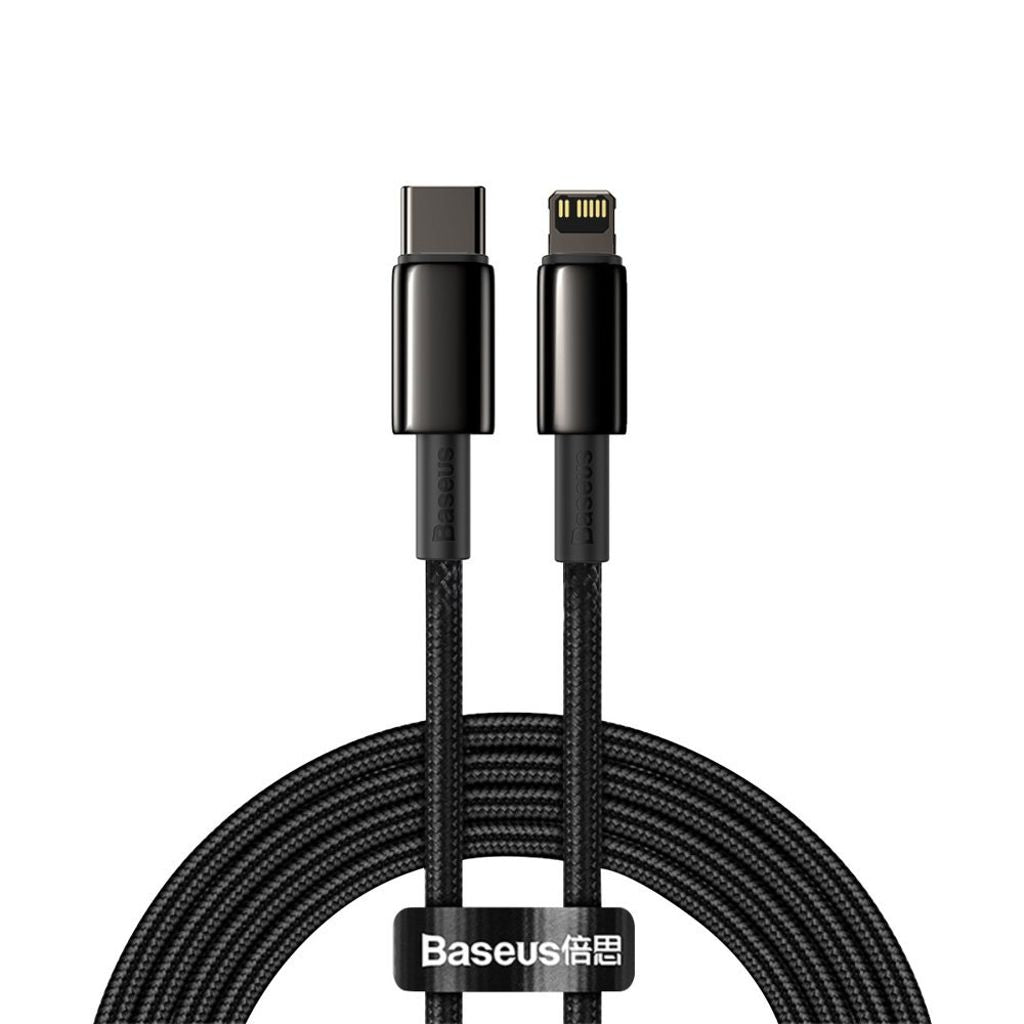 Baseus CATLWJ-A01 lightning - USB-C PD 20W 480Mb/s 2m cable - black — Baseus