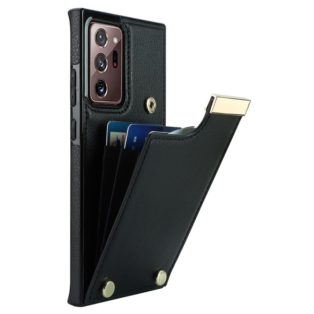 Samsung Galaxy Note20 Ultra 5G Case with Card Bag - Black