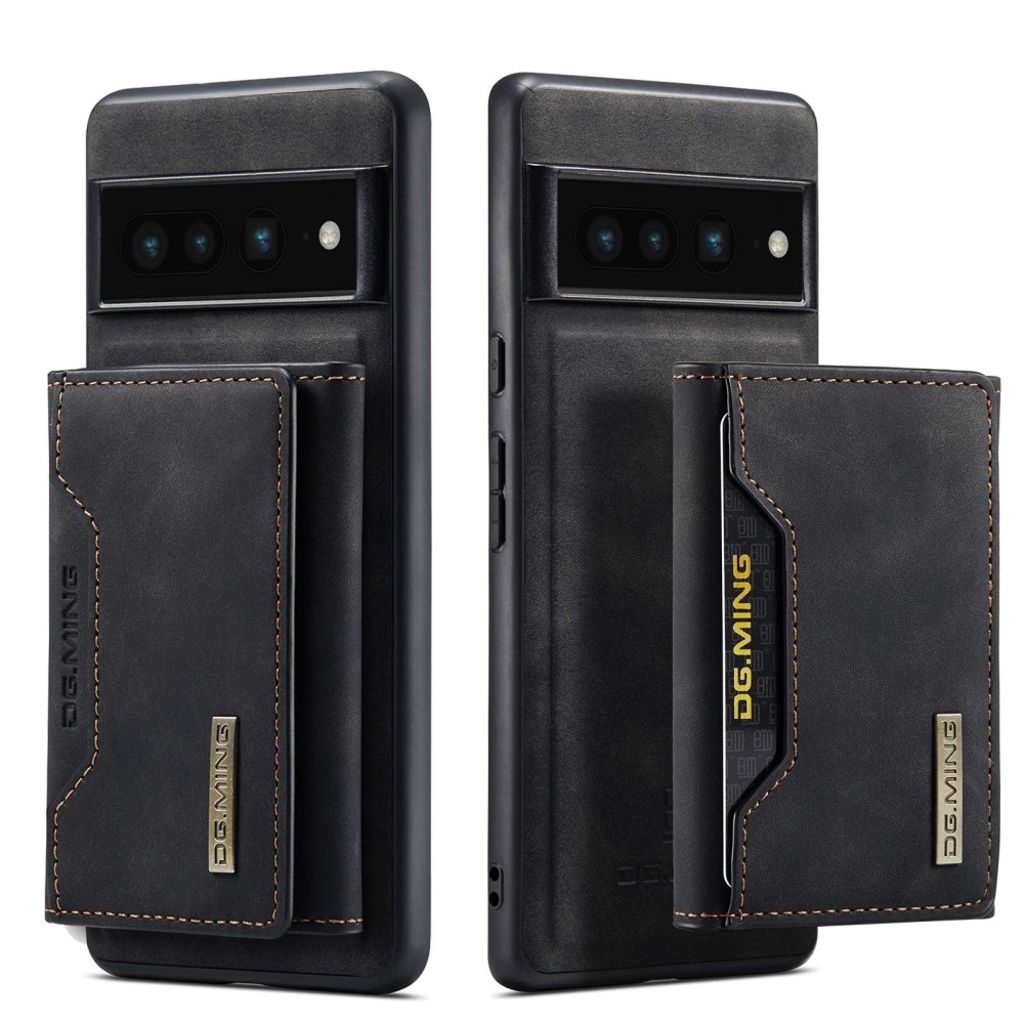 DG.MING M2 2in1 Google Pixel 7 Pro case with a wallet - Black — DG.MING