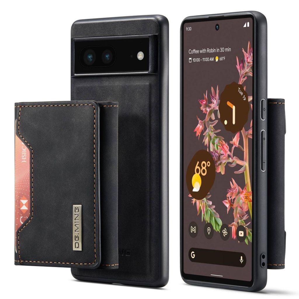 DG.MING M2 2in1 Google Pixel 7 5G case with a wallet - Black