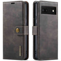 Protective DG.MING Google Pixel 6a wallet cover - Gray — Protective