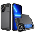 iPhone 14 Pro Case with card slot - Gray