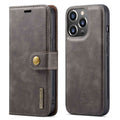 DG.MING Cover for iPhone 14 Pro Max - Gray
