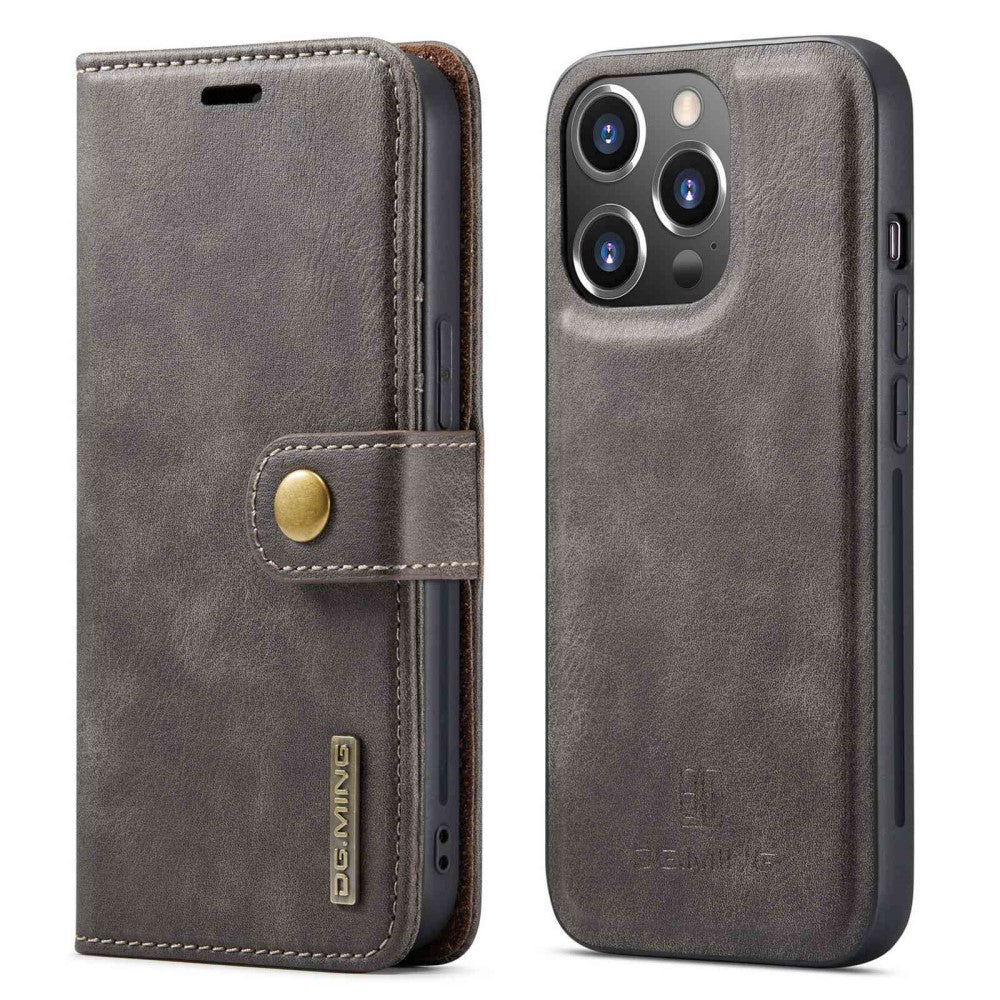 DG.MING Cover for iPhone 14 Pro Max - Gray