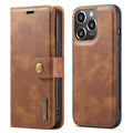 DG.MING Cover for iPhone 14 Pro Max - Brown