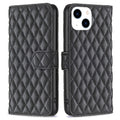 BF Rhombus Pattern Cover for iPhone 14 cover - Black — BF