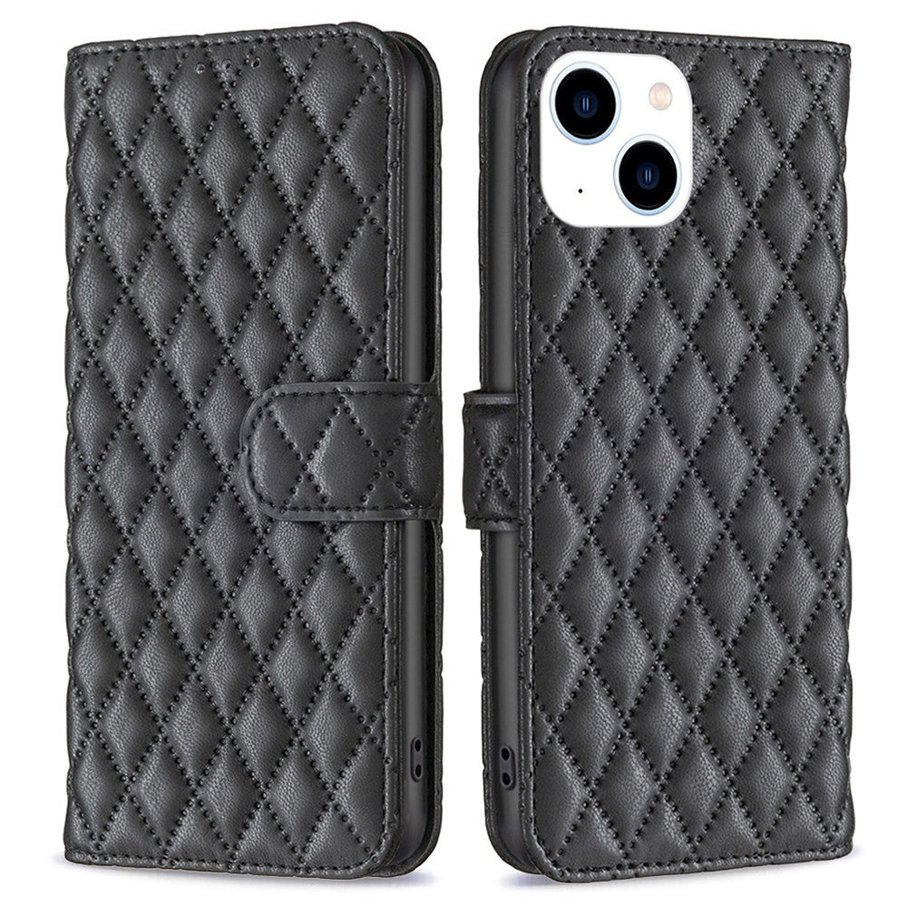 BF Rhombus Pattern Cover for iPhone 14 cover - Black — BF