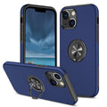 Protective case with ring holder for iPhone 14 - Blue