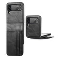 Samsung Galaxy Z Flip4 5G Folding Shockproof Wallet Case - Black