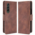 Samsung Galaxy Z Fold4 5G Multiple Card Slots Cover - Brown — Samsung