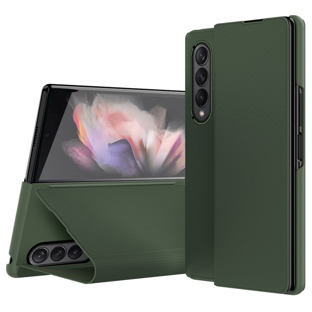 Samsung Galaxy Z Fold4 5G Kevlar Texture Phone Cover - Green — Samsung