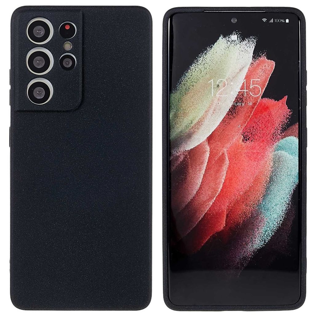 Matte Samsung Galaxy S21 Ultra 5G TPU case - Black