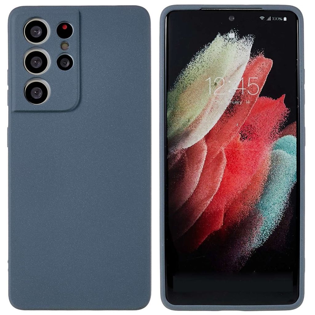 Matte Samsung Galaxy S21 Ultra 5G TPU case - Gray — Matte
