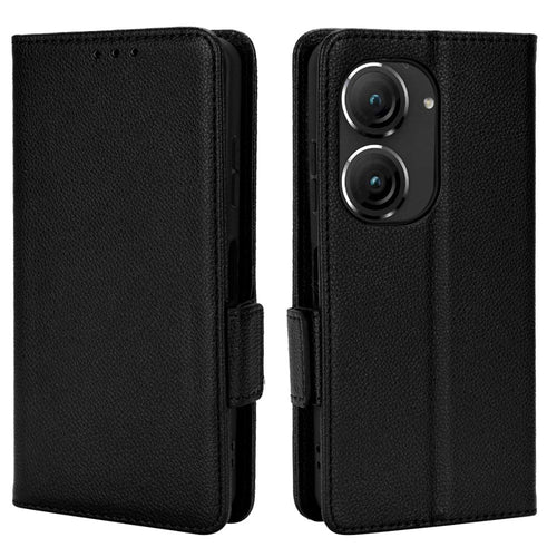 Asus Zenfone 9 5G PU Leather Foldable Cover - Black — Asus