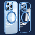 IPhone 14 Pro Max Magnetic Charging Anti-fall Case - Navy blue — Övrigt