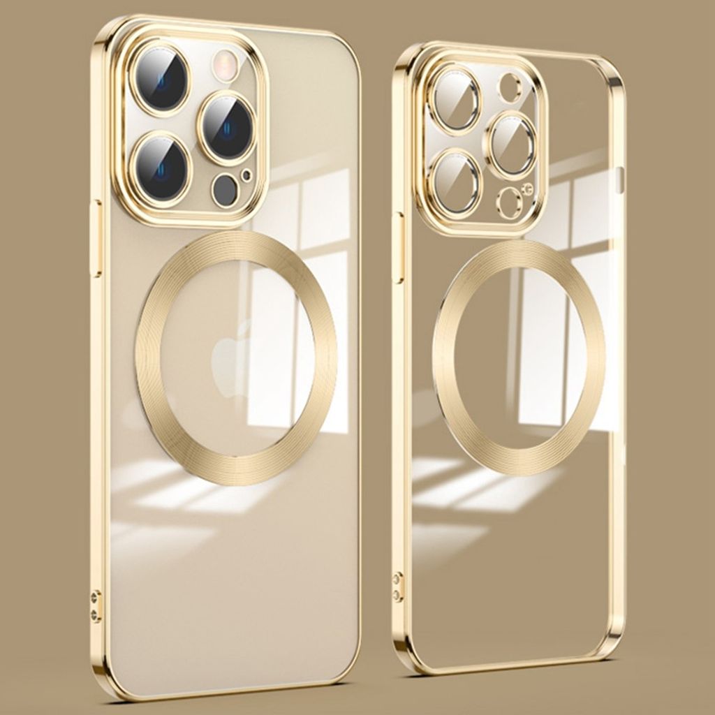 IPhone 14 Pro Max Magnetic Charge Case - Gold