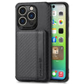 iPhone 14 Pro Max case with a card holder - Black