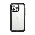iPhone 14 Pro Max Waterproof Sensitive Transparent + Frame case - Black