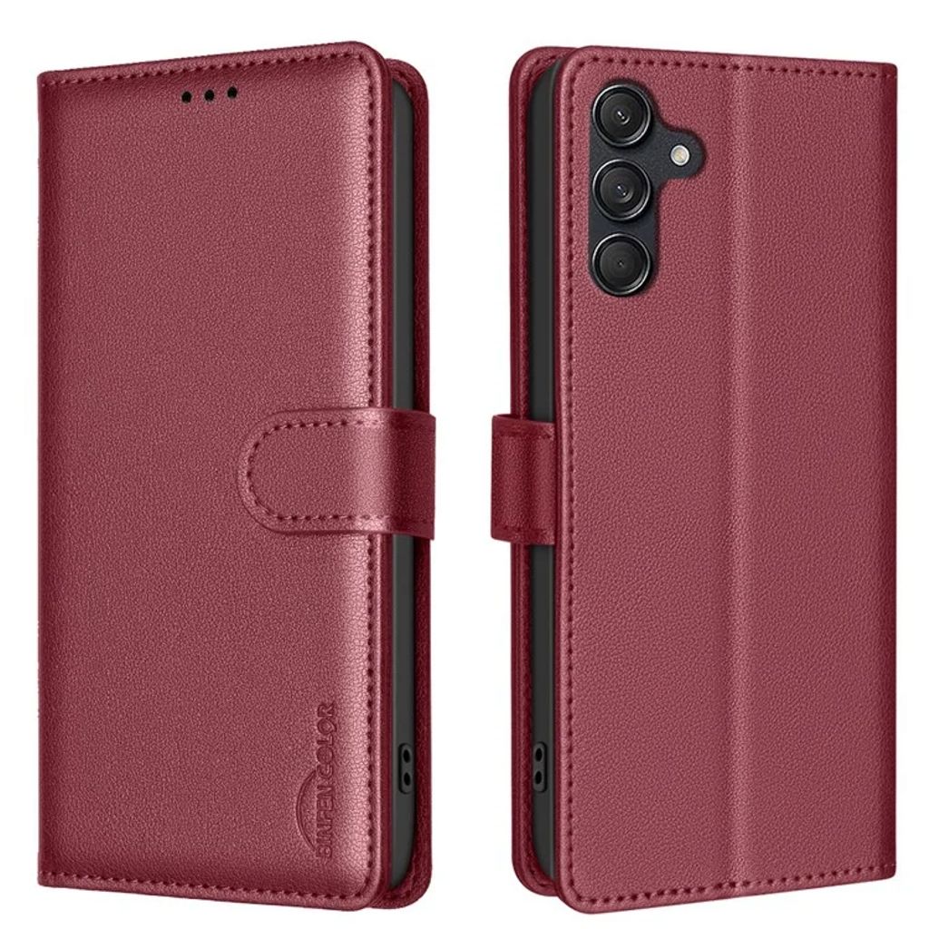 BINFEN COLOR Samsung Galaxy S24 Wallet Cover - Red — BINFEN