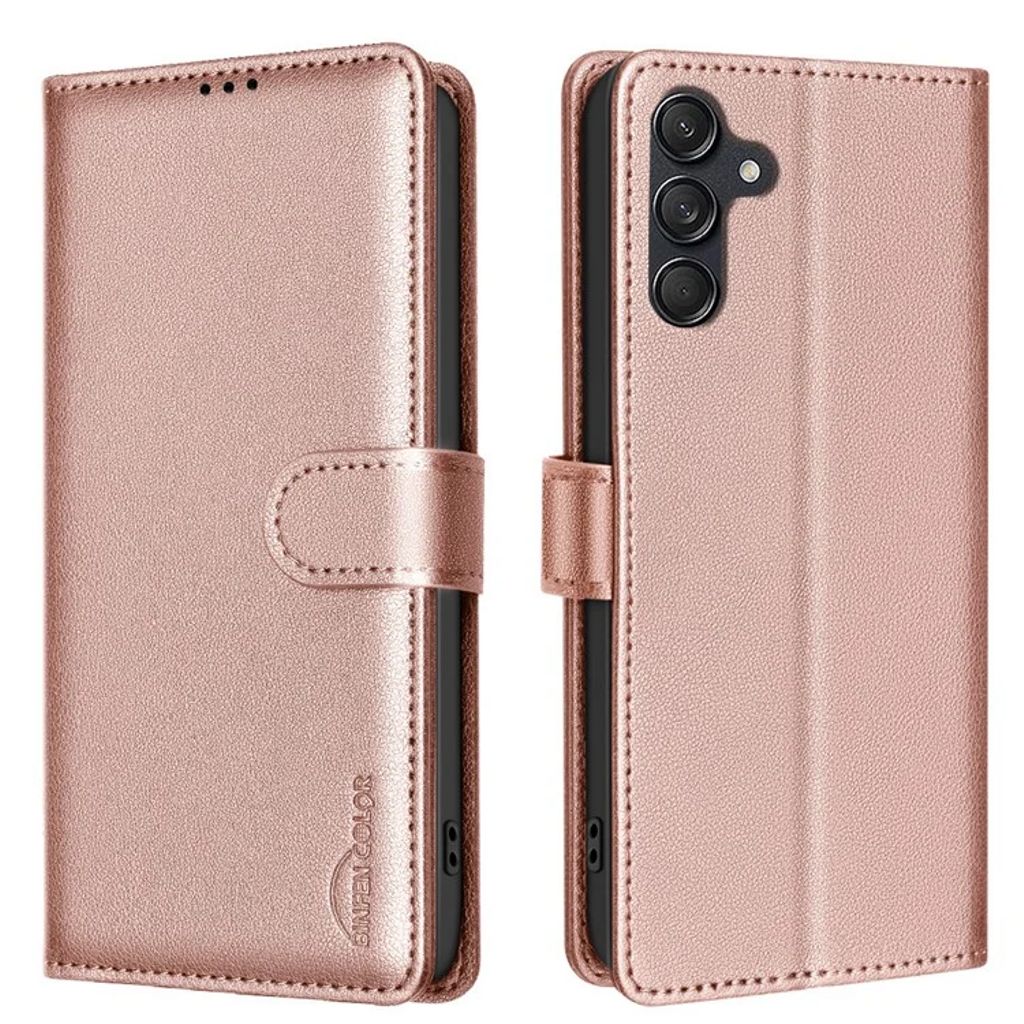 BINFEN COLOR Samsung Galaxy S24 Wallet Cover - Rose Gold — BINFEN