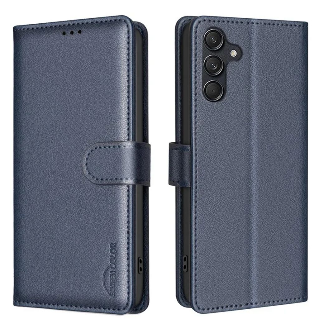 BINFEN COLOR Samsung Galaxy S24 Wallet Cover - Blue — BINFEN