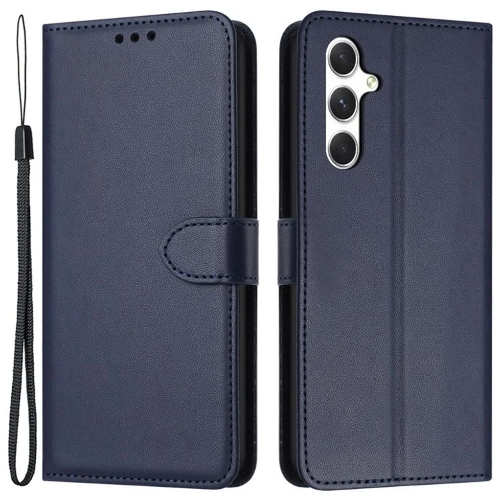 Samsung Galaxy S25 / S24 Wallet Cover with Strap - Blue — Samsung