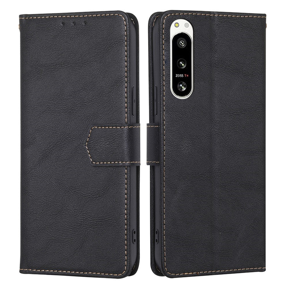 Sony Xperia 5 IV 5G Wallet Cover - Black