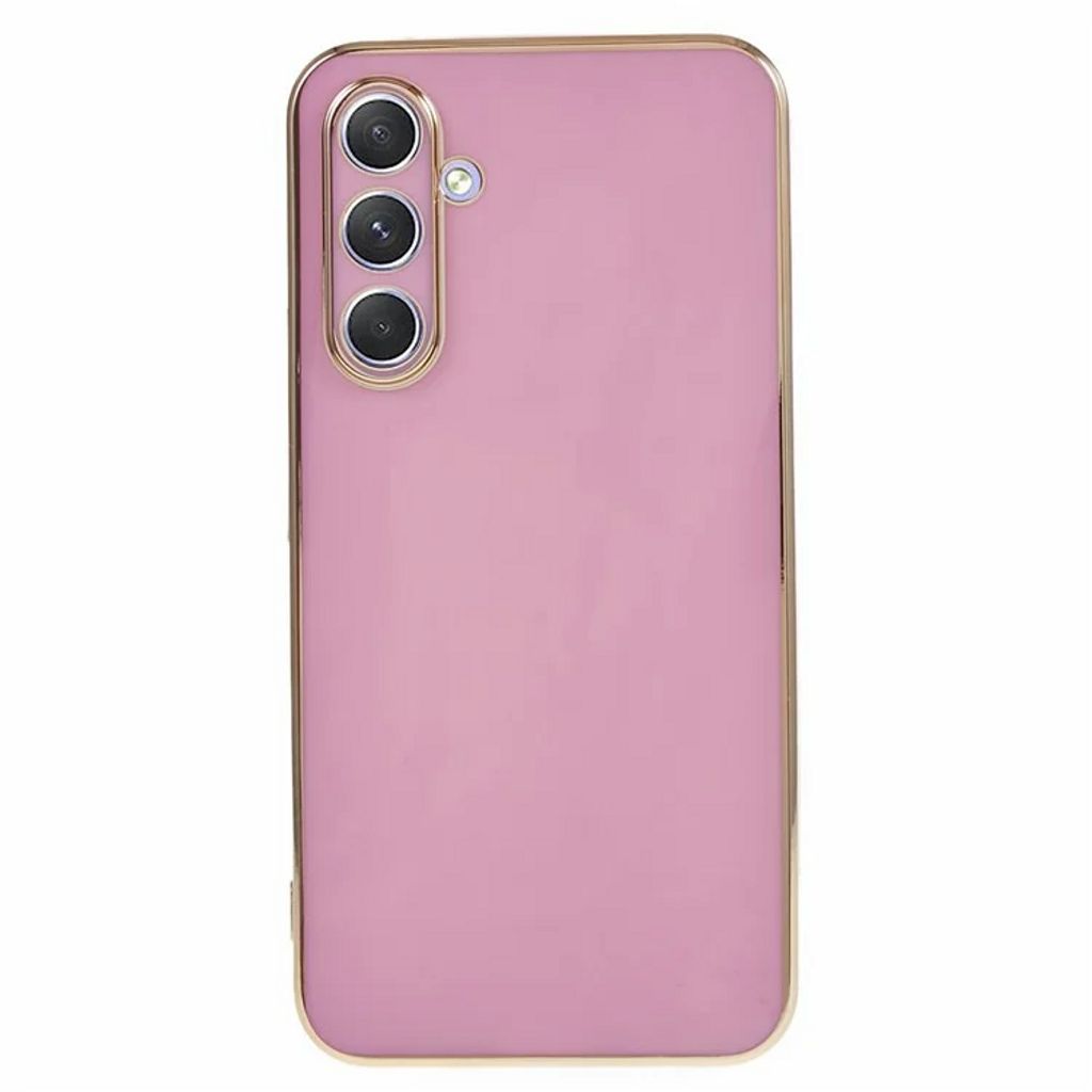 Samsung Galaxy S25 Case with Gold Details - Purple
