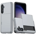 Samsung Galaxy S25 Case with Card Holder - Gray — Samsung
