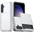 Samsung Galaxy S25 Case with Card Holder - Silver — Samsung