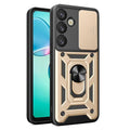 Samsung Galaxy S25 Plus Case with Camera Cover and Stand - Gold — Samsung