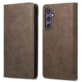 Samsung Galaxy S25 RFID Blocking Wallet Cover - Brown — Samsung