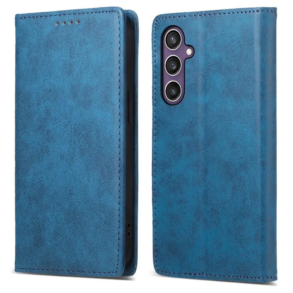 Samsung Galaxy S25 RFID Blocking Wallet Cover - Blue — Samsung