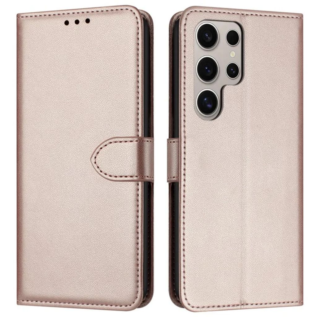 Samsung Galaxy S25 Ultra Wallet Cover with Strap - Rose Gold — Samsung