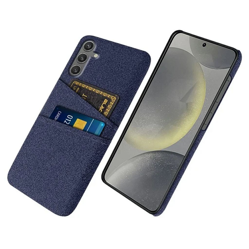 Samsung Galaxy S25 Case with Card Slots - Blue