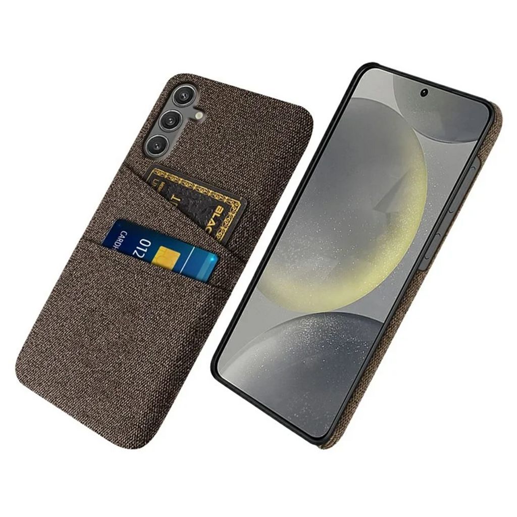 Samsung Galaxy S25 Case with Card Slots - Brown — Samsung