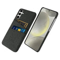 Samsung Galaxy S25 Plus Case with Card Slots - Black