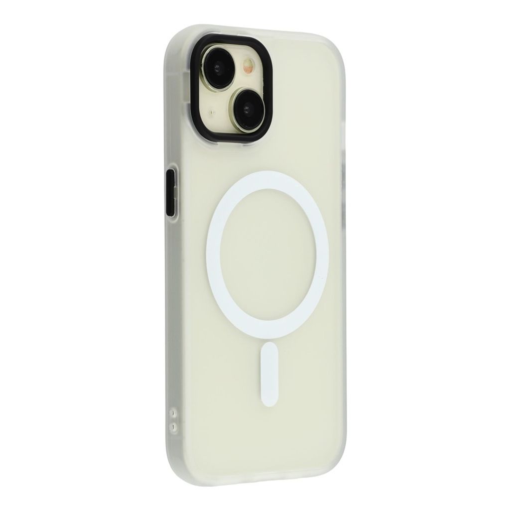 iPhone 15 Plus Case with MagSafe - Transparent White