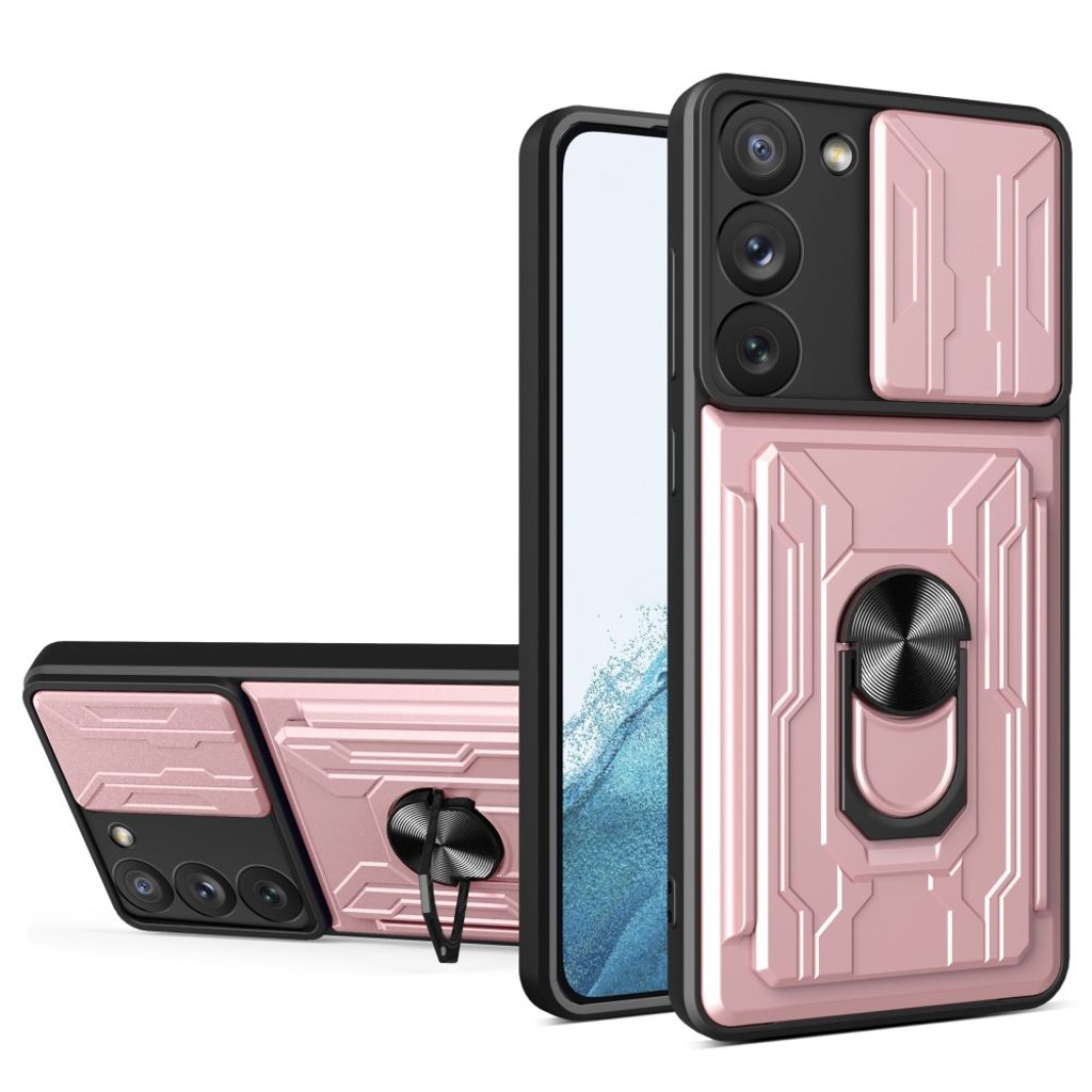 Samsung Galaxy S23 case with a stand - Rose gold-colored — Samsung