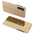 Samsung Galaxy S23 cover with a mirror - Gold — Samsung