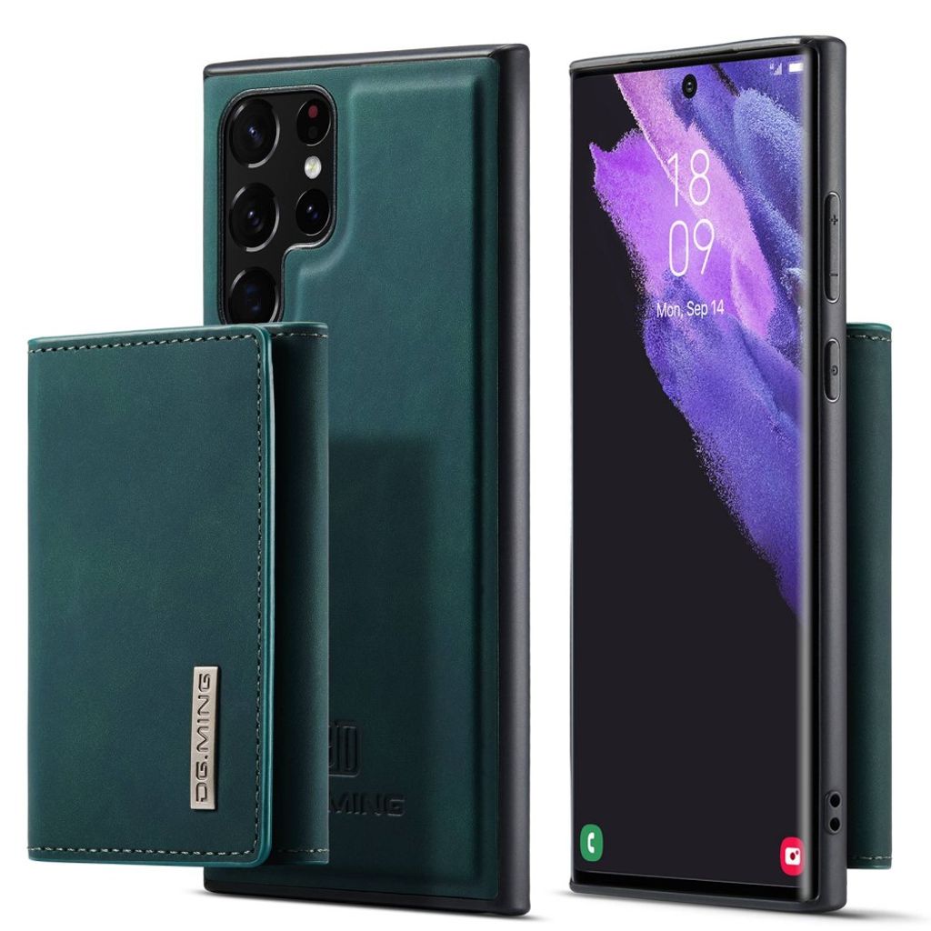 DG.MING M1 2in1 Samsung Galaxy S23 Ultra case with a wallet - Green — DG.MING