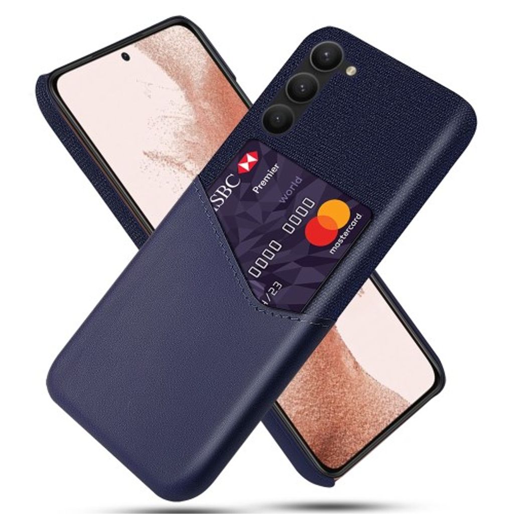 Samsung Galaxy S23 Plus Case with card holder - Blue