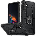 Shockproof Samsung Galaxy A14 5G case with a ring - Black — Shockproof