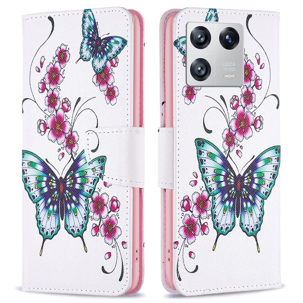 Xiaomi 13 5G cover with a pattern - Peach Blossom and Butterflies — Xiaomi