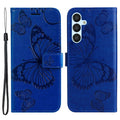 Samsung Galaxy A54 5G cover with a butterfly print - Blue — Samsung