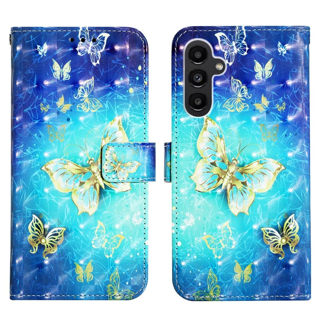 Samsung Galaxy A14 5G cover with a pattern - Golden Butterflies — Samsung