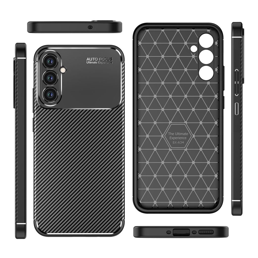 Shockproof Samsung Galaxy A34 5G case - Black — Shockproof