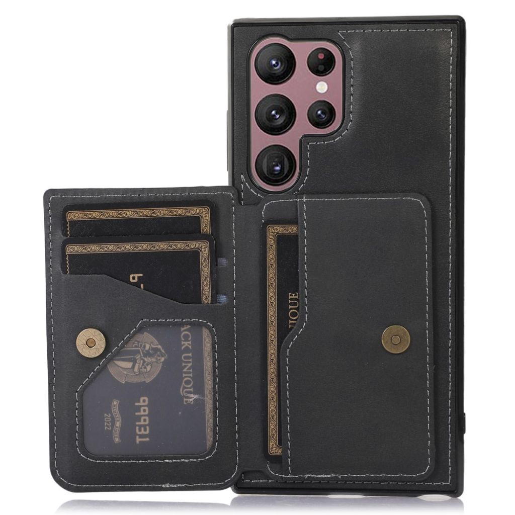 Samsung Galaxy S23 Ultra case with a wallet - Black — Samsung